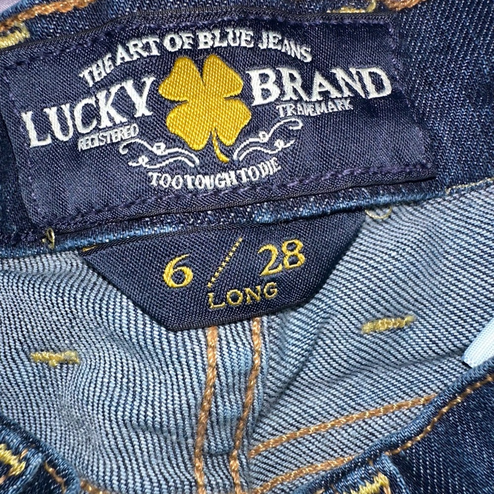 Lucky Brand Dark Blue Straight Leg Jeans - Picture 4 of 5